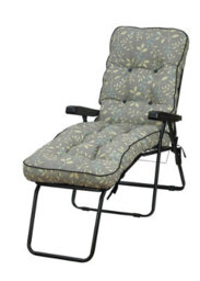Glendale Garden & Leisure Deluxe Lounger Country Teal Glendale - thumbnail 1