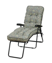 Glendale Garden & Leisure Deluxe Lounger Country Teal Glendale - thumbnail 2