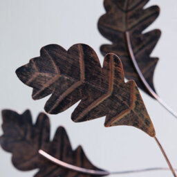 Primrose Metal Leaf Kinetic Wind Spinner In Gold 65Cm - thumbnail 8