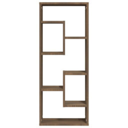 Vidaxl Wall Shelf Brown Oak 36X16X90 Cm Engineered Wood - thumbnail 3