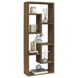 Vidaxl Wall Shelf Brown Oak 36X16X90 Cm Engineered Wood - thumbnail 6
