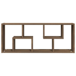 Vidaxl Wall Shelf Brown Oak 36X16X90 Cm Engineered Wood - thumbnail 4