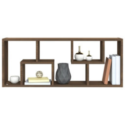 Vidaxl Wall Shelf Brown Oak 36X16X90 Cm Engineered Wood - thumbnail 7