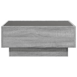 Berkfield Coffee Table With Led Grey Sonoma 70X50X30 Cm Engineered Wood - thumbnail 6