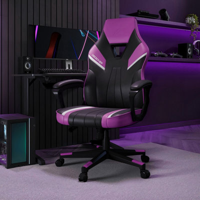 X Rocker Tempest Ergonomic Pc Office Gaming Chair - Purple - image 1
