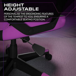 X Rocker Tempest Ergonomic Pc Office Gaming Chair - Purple - thumbnail 6