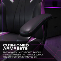 X Rocker Tempest Ergonomic Pc Office Gaming Chair - Purple - thumbnail 5