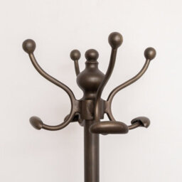 Melody Maison Tall Bronze Metal Coat Rack With 8 Storage Hooks - thumbnail 3