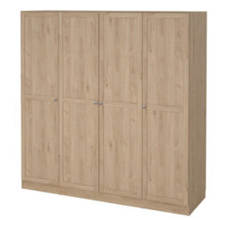 Furniture To Go Brande Wardrobe With 4 Frame Doors In Jackson Hickory Oak - thumbnail 3