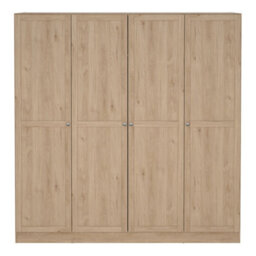 Furniture To Go Brande Wardrobe With 4 Frame Doors In Jackson Hickory Oak - thumbnail 2