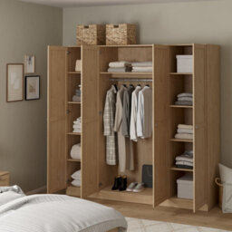 Furniture To Go Brande Wardrobe With 4 Frame Doors In Jackson Hickory Oak - thumbnail 9