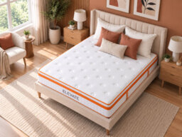 The Sleep People Elevate Your Sleep 25 Cm Deep Zoned Pocket Spring With Memory Foam Mattress - thumbnail 4