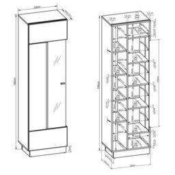 Furniture in Fashion Salina High Gloss Entertainment Unit In White With Led Lighting - thumbnail 8