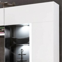 Furniture in Fashion Salina High Gloss Entertainment Unit In White With Led Lighting - thumbnail 4