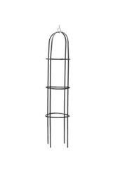 1.9 Trellis Vines Metal Garden Obelisk - Green - thumbnail 3