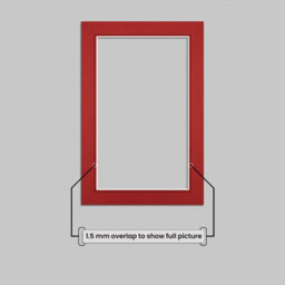 Ak Frames 12X8 Crimson Picture Mounts To Fit 10X6 Aperture Size - Mount Board Only (No Frame Included) - thumbnail 4