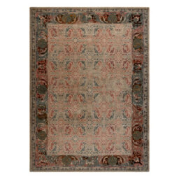 RugsX Wool Carpet Superior Ravenna Frame, Ornament, Oriental, Pastel - Light Ruby Green 200X300 Cm - thumbnail 2