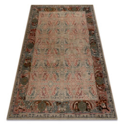 RugsX Wool Carpet Superior Ravenna Frame, Ornament, Oriental, Pastel - Light Ruby Green 200X300 Cm - thumbnail 4