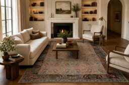 RugsX Wool Carpet Superior Ravenna Frame, Ornament, Oriental, Pastel - Light Ruby Green 200X300 Cm - thumbnail 5