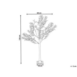 Beliani Outdoor Decoration Led Celioni 120 Cm Tree Green - thumbnail 3