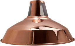 Ledsone Industrial Vintage E27 Adjustable Pendant Lamp With Rose Gold Barn Slotted Shade For Kitchen Restaurant Bar - thumbnail 4