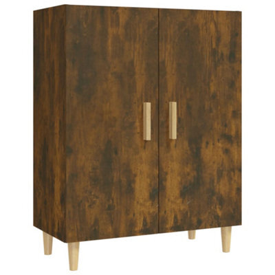 Berkfield Classic Sideboard Smoked Oak 70X34X90 Cm Engineered Wood - image 1