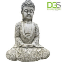 Sparta Medium Sized Sitting Lotus Robe Buddha Statue - thumbnail 5