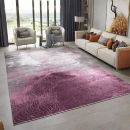 Modern Abstract Soft Living Room Area Rug Carpet Non Slip Floor Mat Bedroom Dining Room Home Decor Easy Care 80X150 Cm - thumbnail 6