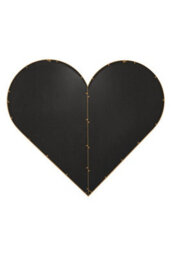 Mirroroutlet The Corde Gold Metal Framed Heart Shaped Garden Mirror 80Cm X 80Cm - thumbnail 8