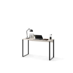 Arte Sleek Cashmere & Truffle Desk H770mm W1250mm D550mm - Modern Design For Compact Workspaces - thumbnail 2