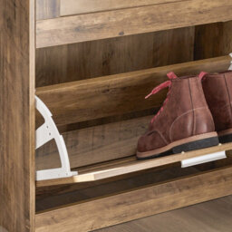 Sobuy Fsr137-F, Shoe Cabinet Shoe Rack Shoe Storage Cupboard Organizer Unit,brown,w59.5Xd23Xh79.5 - thumbnail 6