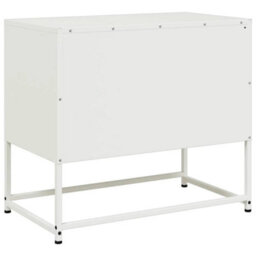 Berkfield Industrial Tv Cabinet White 68X39X60.5 Cm Steel - thumbnail 8
