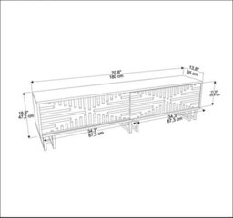 Decorotika Askal Tv Stand Tv Unit For 80 Inch - thumbnail 7
