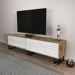 Decorotika Askal Tv Stand Tv Unit For 80 Inch - thumbnail 4