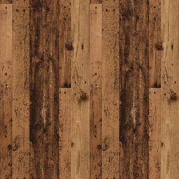 Berkfield Modern Corner Desk Old Wood 200.5X50X76 Cm Engineered Wood - thumbnail 9