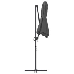 Berkfield Garden Cantilever Parasol Anthracite Powder-Coated Steel - thumbnail 7
