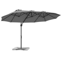 Berkfield Garden Cantilever Parasol Anthracite Powder-Coated Steel - thumbnail 3