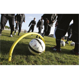 Precision 3 Pack - Spiked Outdoor Passing Arc - 50 X 30Cm Football Accuracy Training Hoop - thumbnail 1