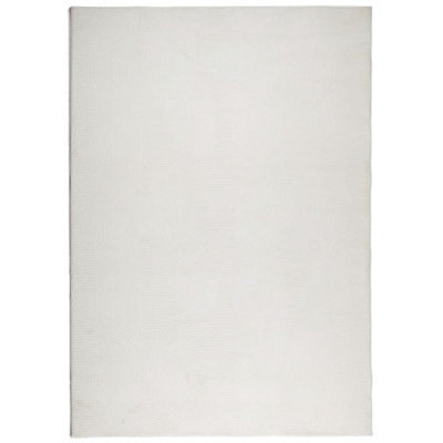 Berkfield Modern Rug Iza Short Pile Scandinavian Look Cream 160X230 Cm