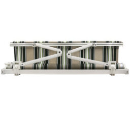 Sundaze Garden Manual Retractable Awning Patio Canopy Sun Shade Shelter Angle Adjustable 2.5X2M Multi-Stripe - thumbnail 7