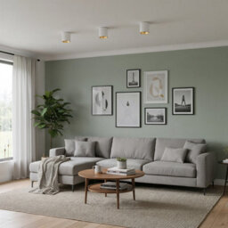 Luminosa Lighting Luminosa Altisma 9.5Cm Surface Mounted Downlight Matt White, Gold Inside 3000K Warm White - thumbnail 7