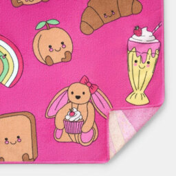 Ohs Sweetie Pies Beach Towel Bath Travel Quick Dry Microfibre Absorbent - thumbnail 4