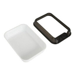 Living And Home Large Semi Closed Cat Litter Box Cat Litter Tray With Rim And Scoop - thumbnail 5