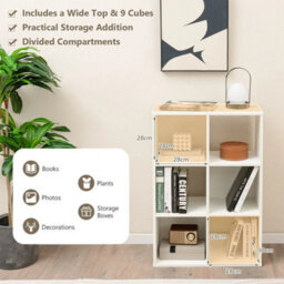 6-Cube 4-Tier Open Bookcase Floor - thumbnail 3