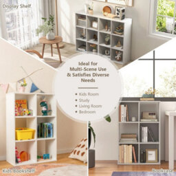 6-Cube 4-Tier Open Bookcase Floor - thumbnail 6