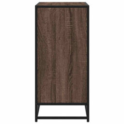 Berkfield Sideboard Brown Oak 68X35X76 Cm Engineered Wood - thumbnail 5