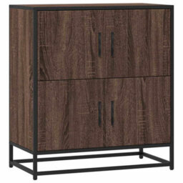 Berkfield Sideboard Brown Oak 68X35X76 Cm Engineered Wood - thumbnail 2