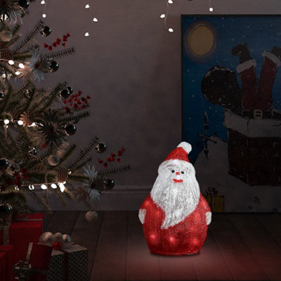 Walplus Led Christmas Acrylic Santa Figure Indoor And Outdoor 28Cm - image 1