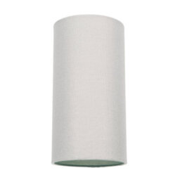 Happy Homewares Contemporary And Stylish Dove Grey Linen Fabric Tall Cylindrical 25Cm Lampshade - thumbnail 1