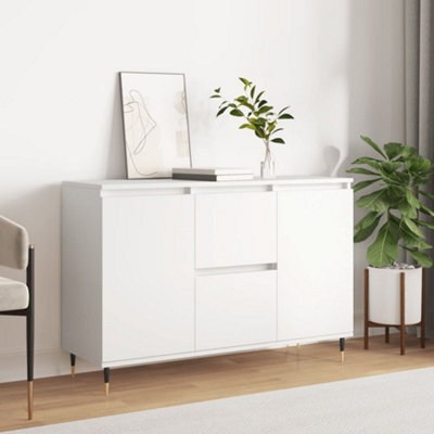 Vidaxl Sideboard White 101.5X35X70 Cm Engineered Wood - image 1
